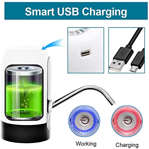 Automatic Water Can Dispenser Pump | USB Rechargeable | One-Touch Button | Suitable for 20L Bottles