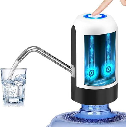 Automatic Water Can Dispenser Pump | USB Rechargeable | One-Touch Button | Suitable for 20L Bottles