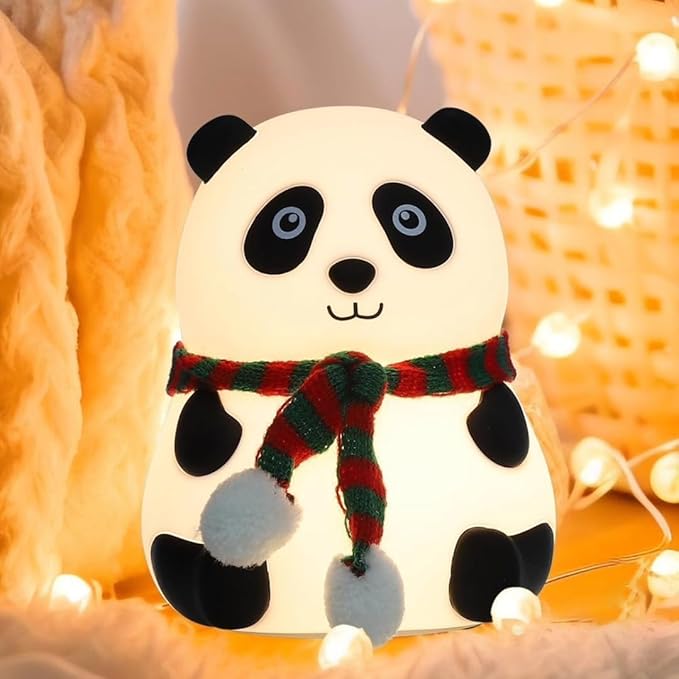 Panda Night Lamp I Rechargeable I 7-Colour Changing I Silicone